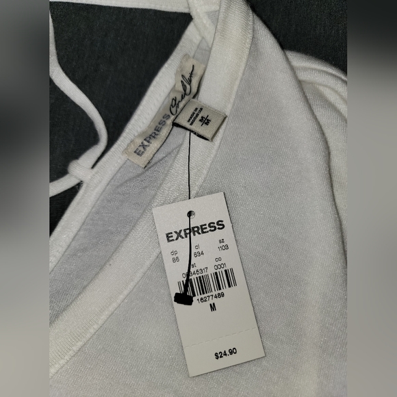 Express One Elven Crossback T-Shirt - Medium - White - NEW - Picture 2 of 5